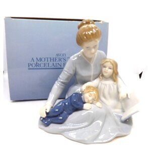 Vintage Avon A Mother's Touch Porcelain Figurine Retired NEW